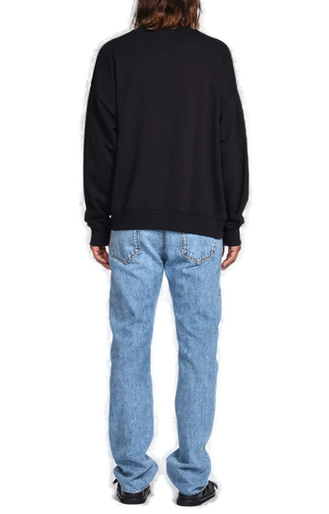 Just Cavalli Logo Print Crewneck Sweater