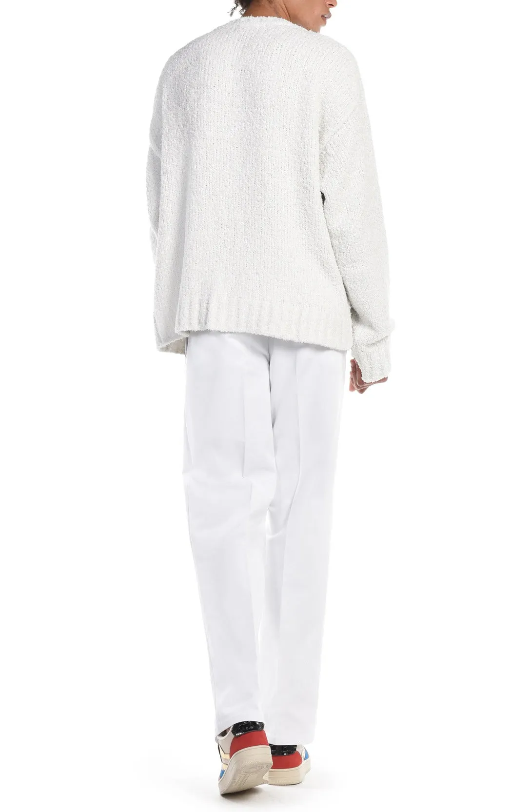 Just Cavalli Slogan Embroidered Knitted Sweater