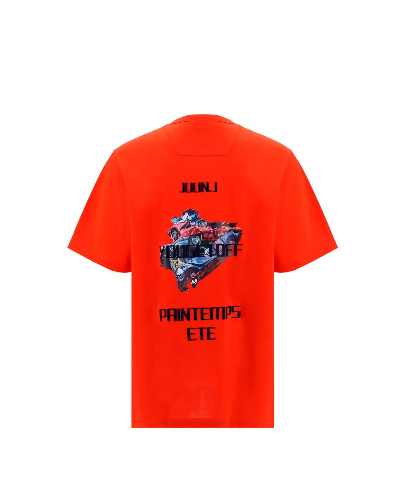 Juun J Logo Embroided Crewneck T-Shirt