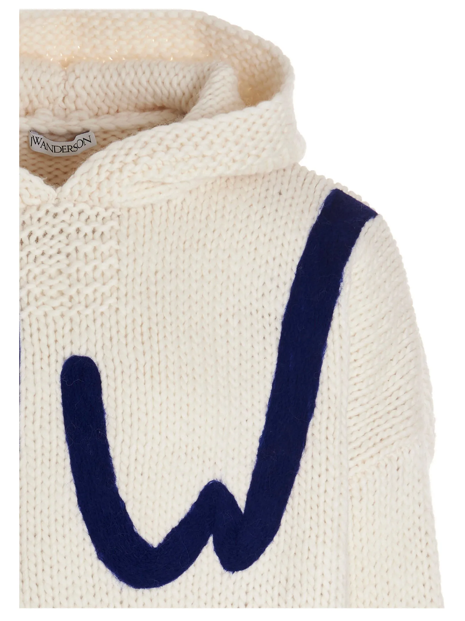 JW Anderson Chunky Knitted Drop Shoulder Hoodie