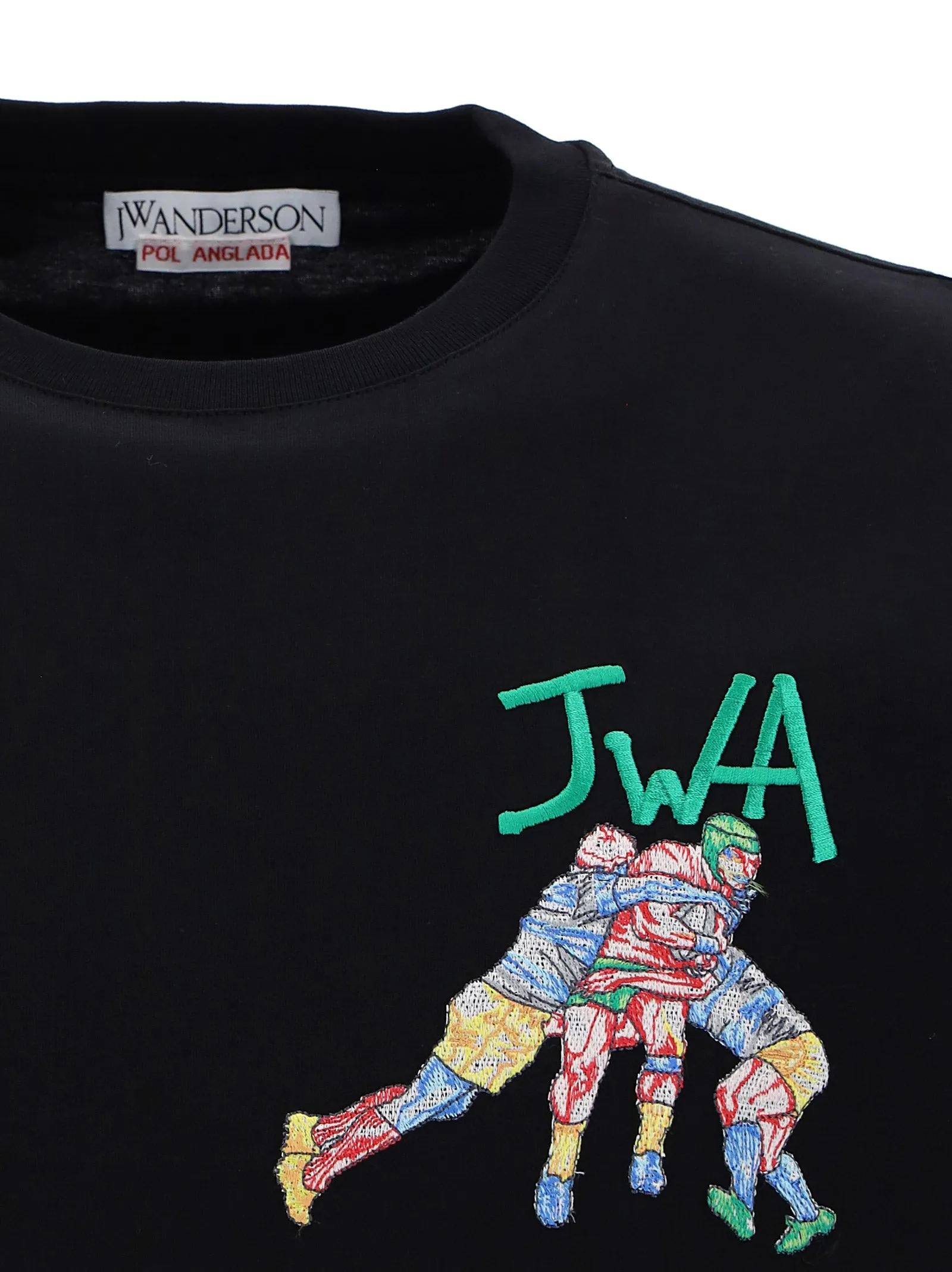 JW Anderson Logo Embroidered Crewneck T-Shirt