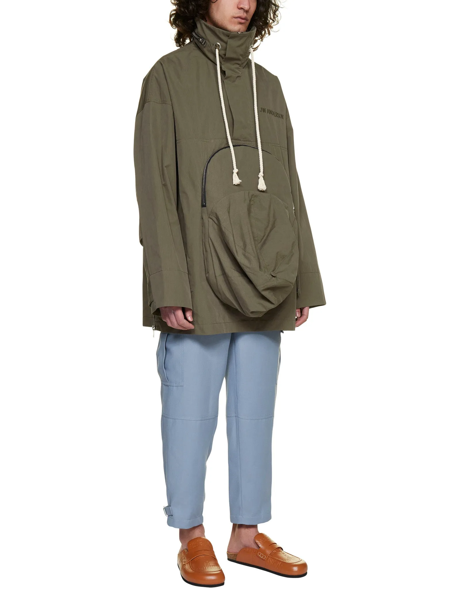 JW Anderson Zip Detailed Drawstring Jacket