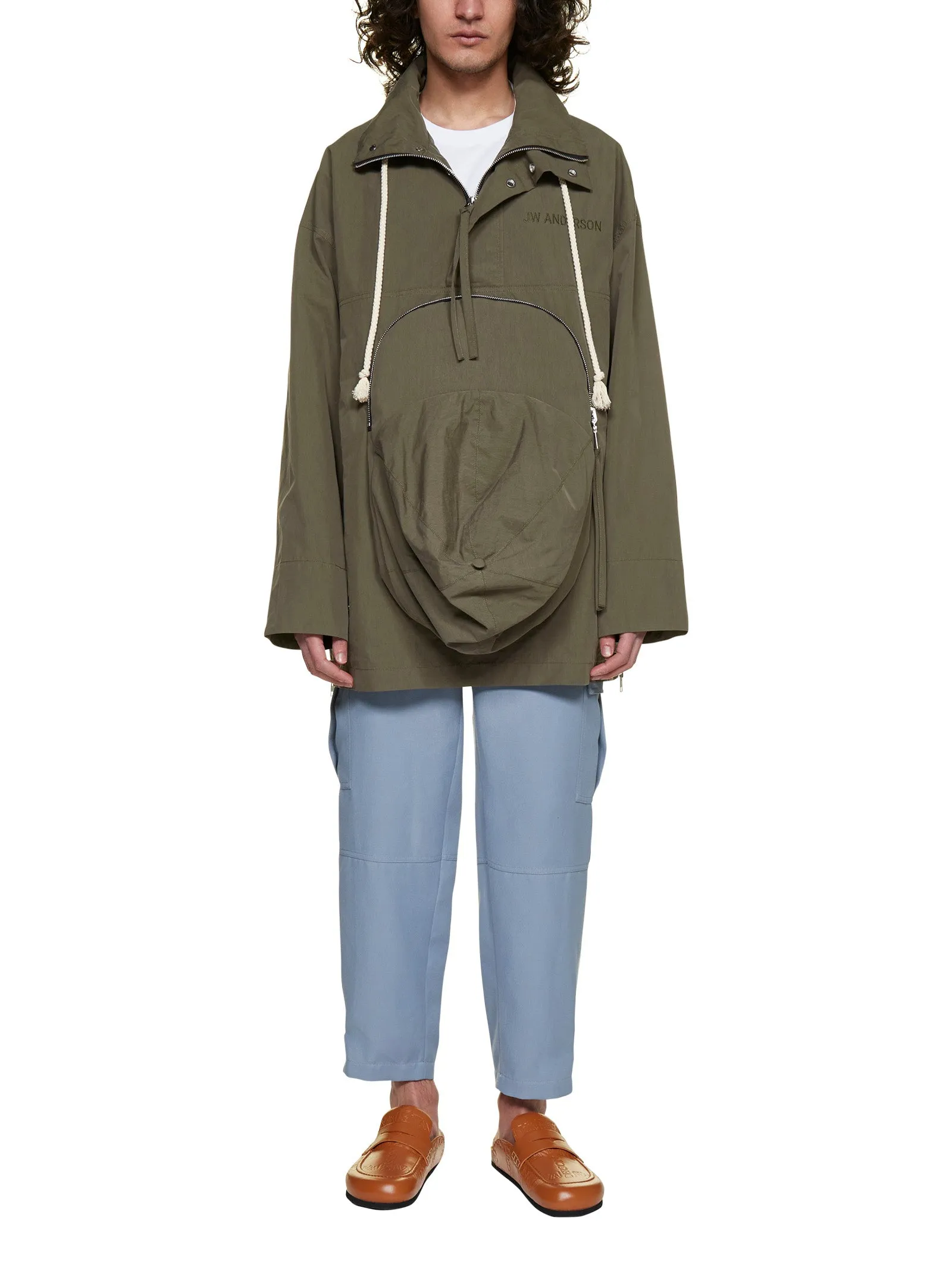JW Anderson Zip Detailed Drawstring Jacket