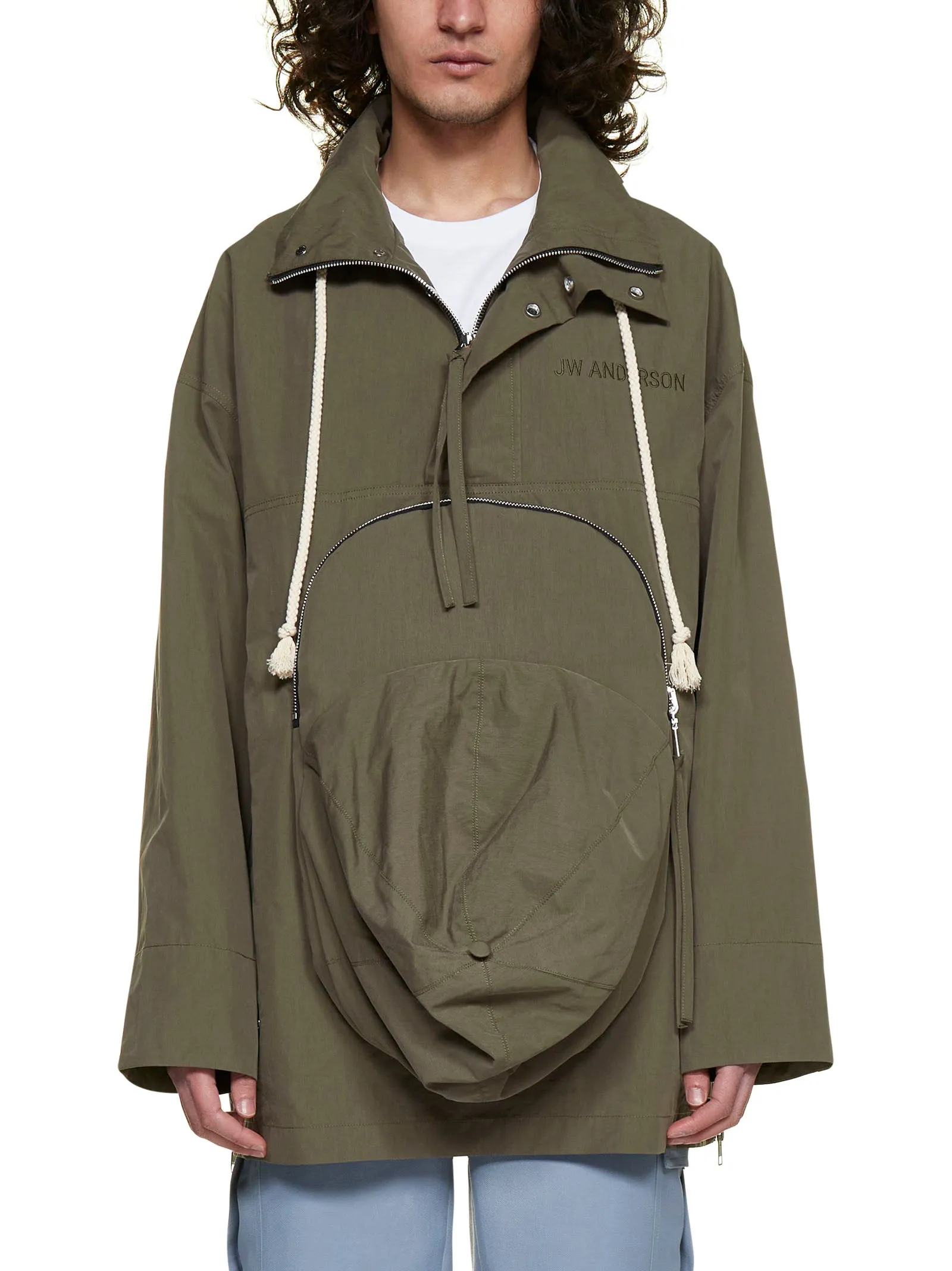 JW Anderson Zip Detailed Drawstring Jacket