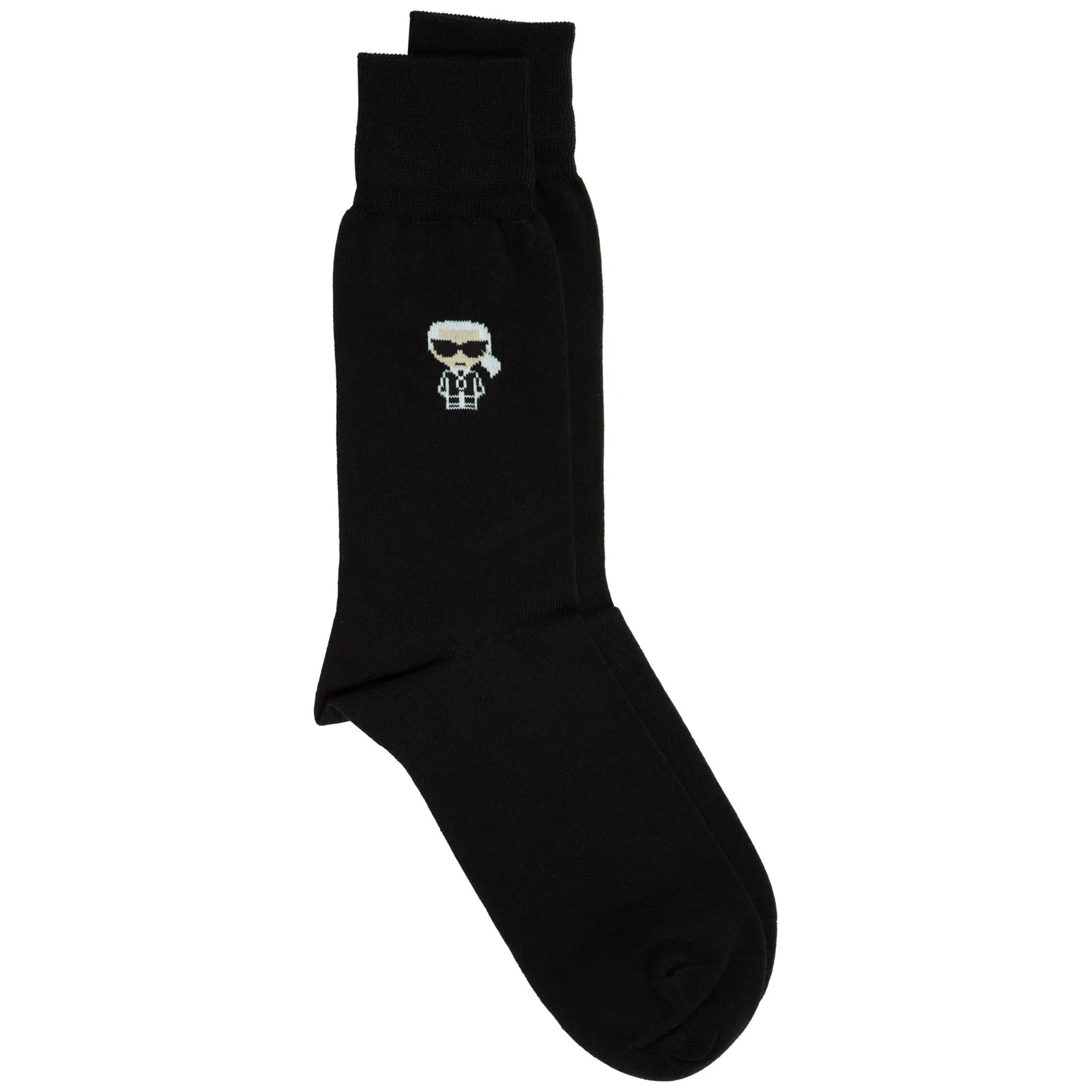 Karl Lagerfeld Graphic Logo Print High-Ankle Socks