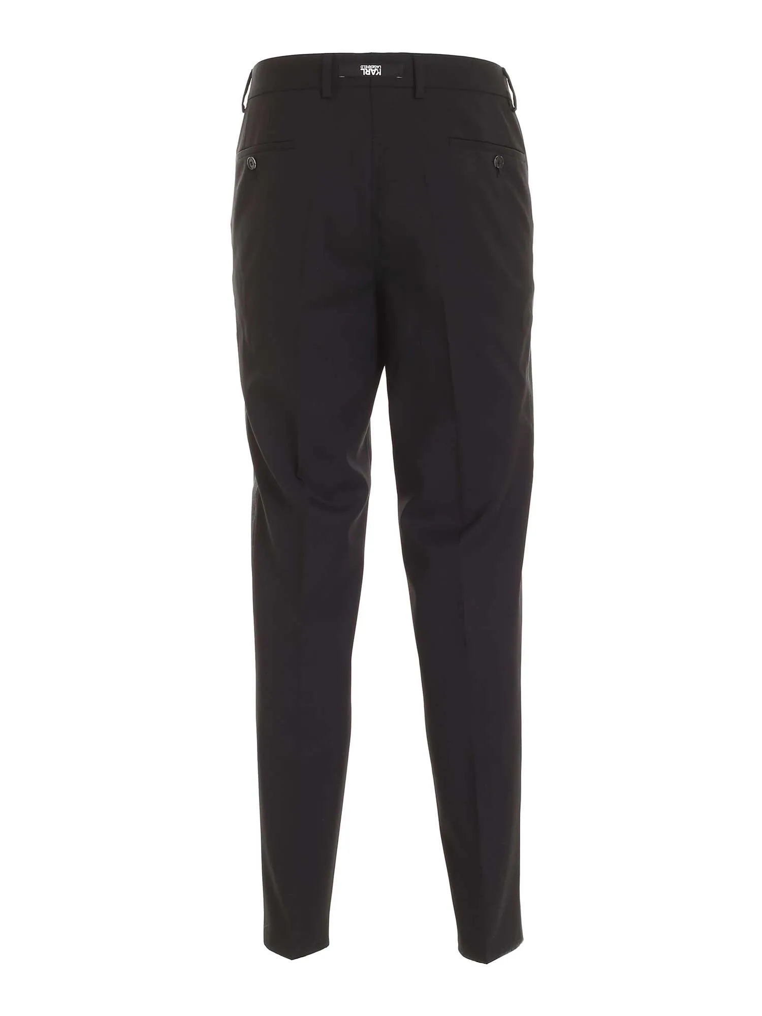Karl Lagerfeld Logo Detailed Tailored Pants