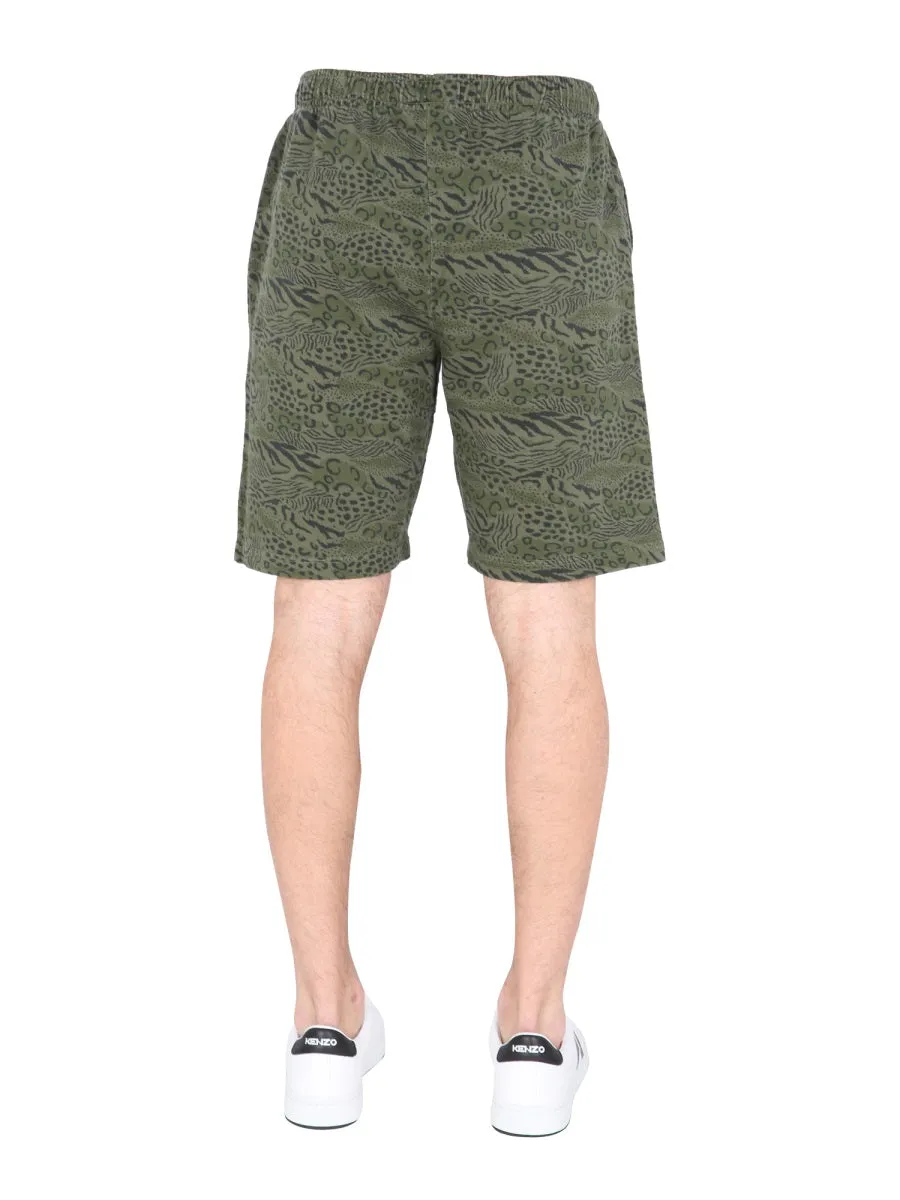 Kenzo Printed Bermuda Shorts