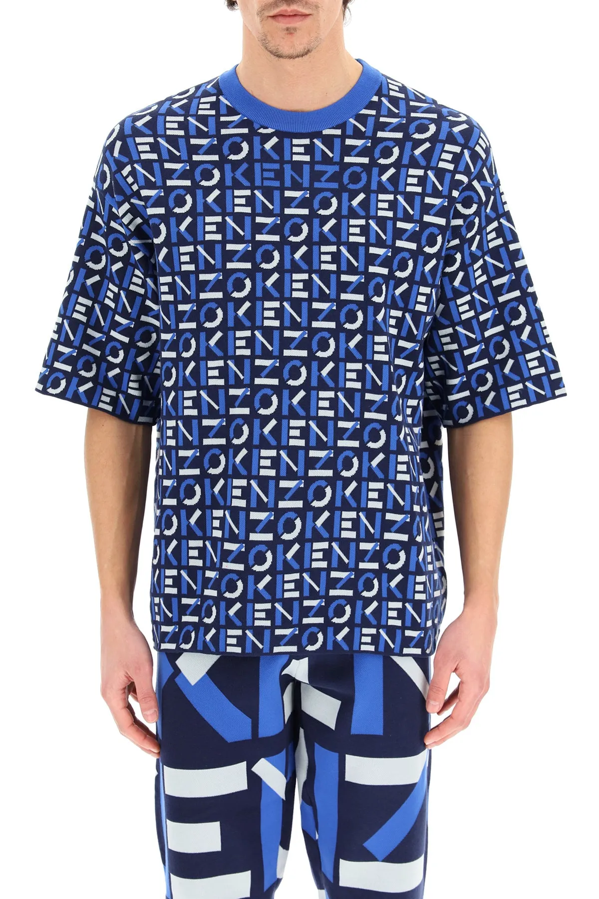 Kenzo Sport Monogram Knitted T-Shirt