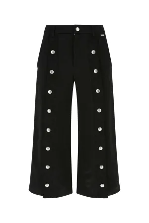 Koch Button-Detail Cropped Pants