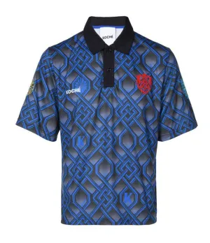 Koch Monogram Jacquard Polo Shirt