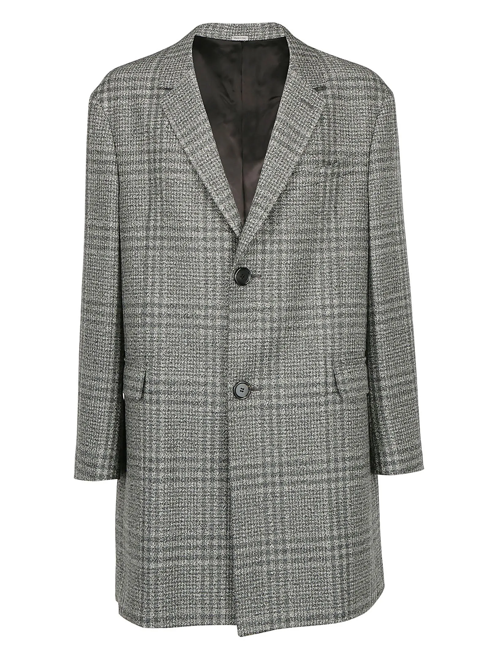 Lanvin Check Pattern Coat