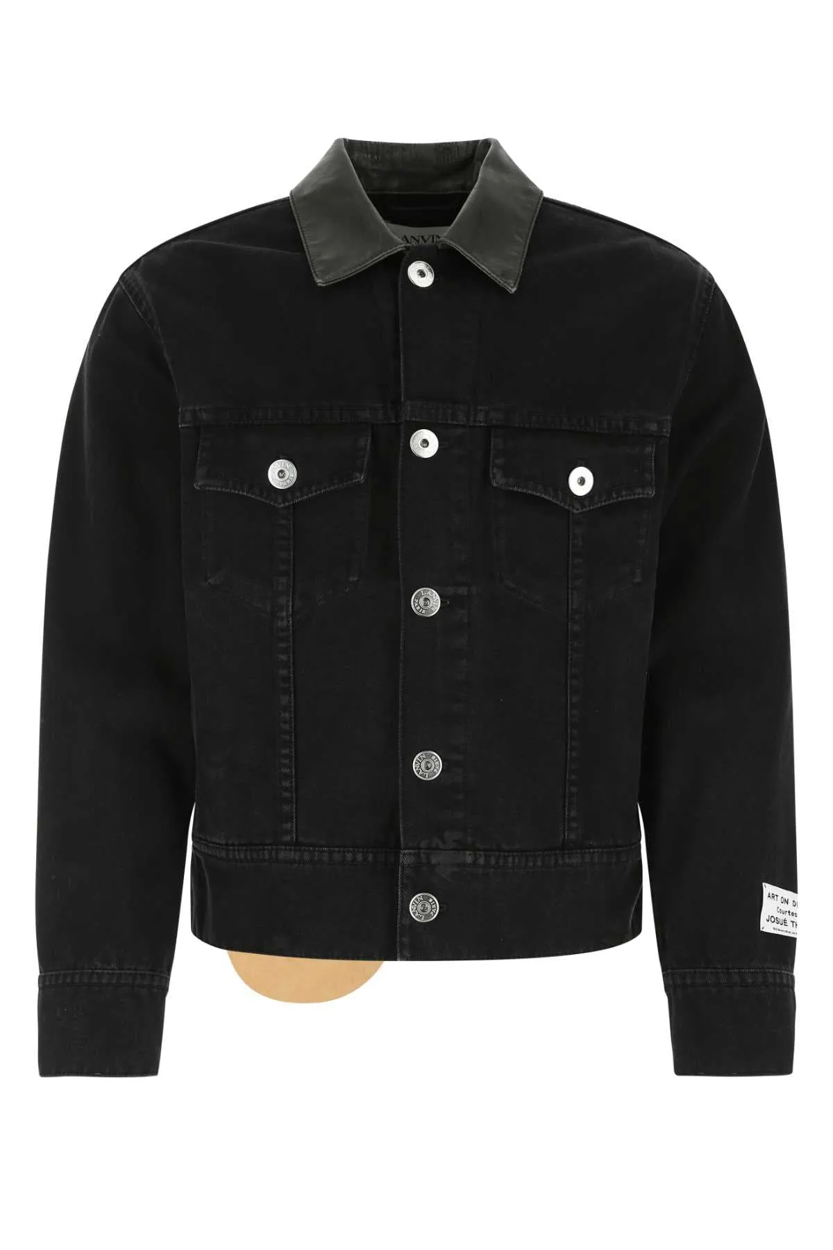 Lanvin Logo Printed Denim Jacket