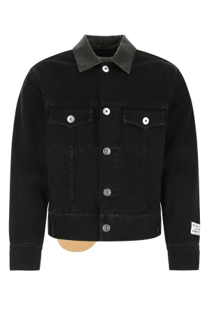 Lanvin Logo Printed Denim Jacket