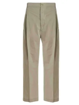 Lemaire Pleated Straight Leg Pants