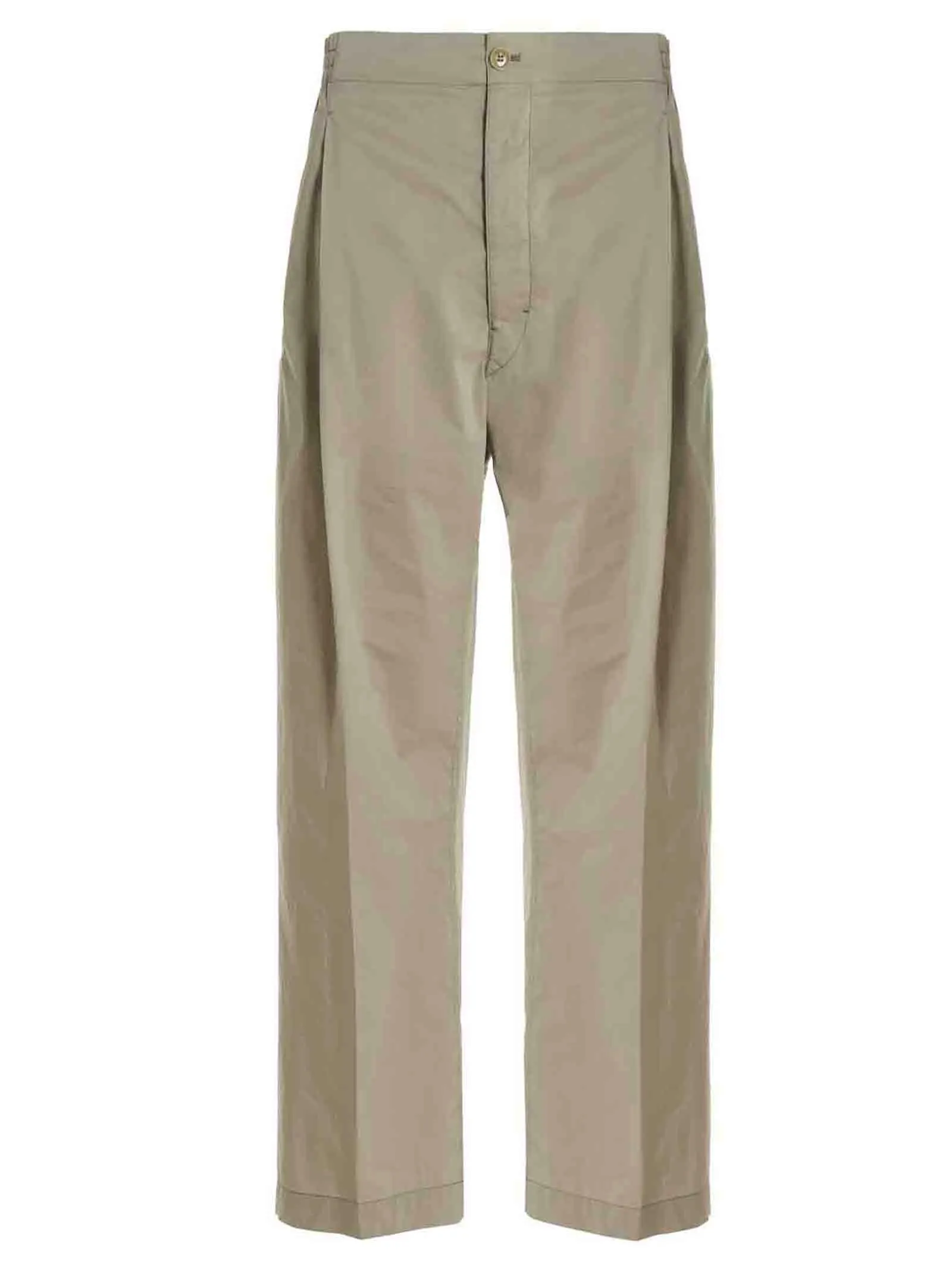 Lemaire Pleated Straight Leg Pants