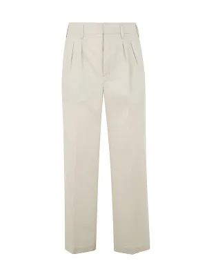 Lemaire Straight Leg Pleated Pants