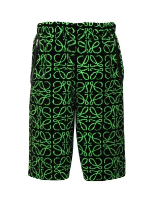 Loewe Anagram Jacquard Straight Leg Shorts