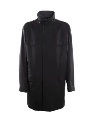 Loro Piana High Neck Long-Sleeved Coat