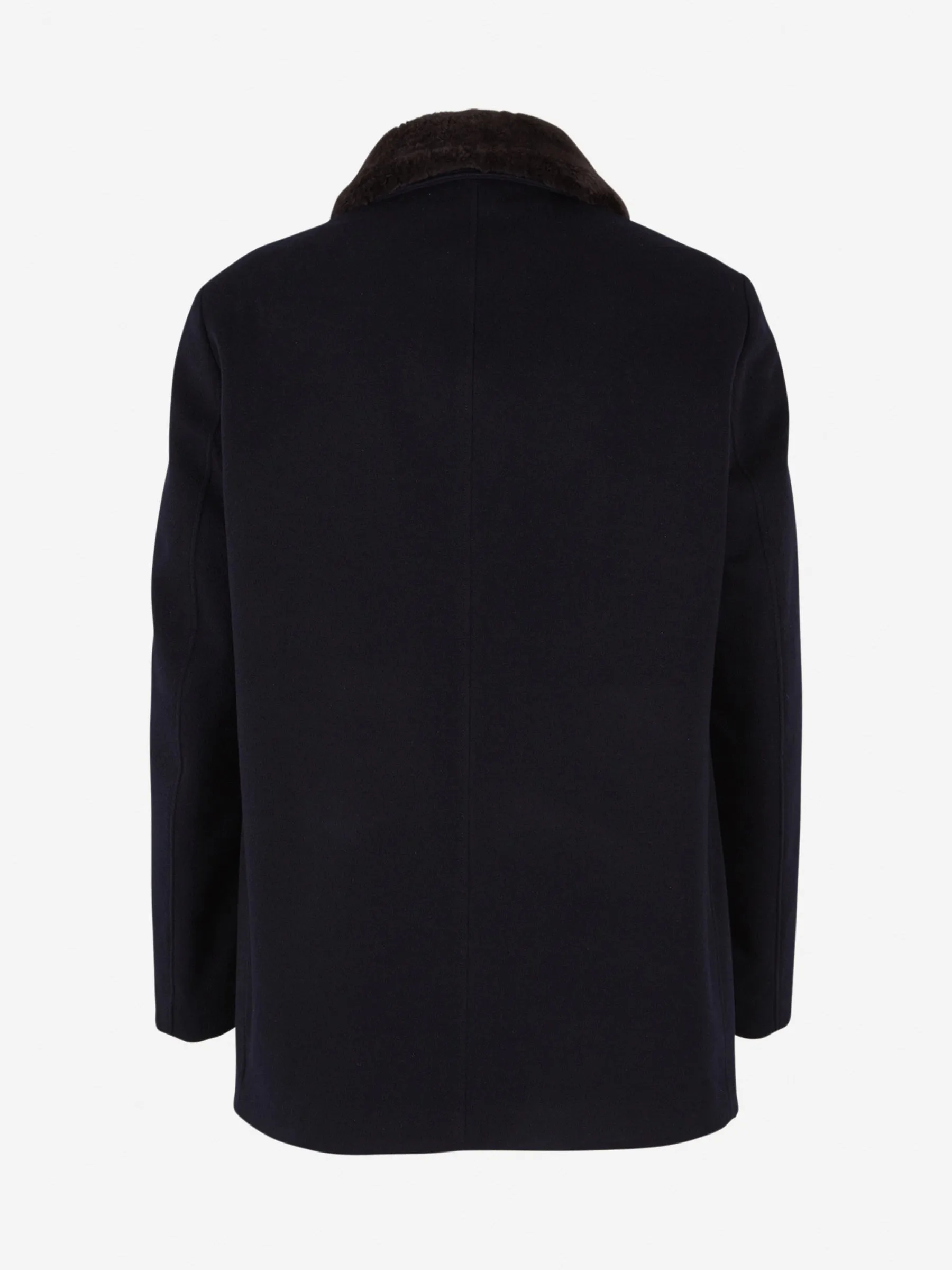 Loro Piana Removable Collar Buttoned Coat
