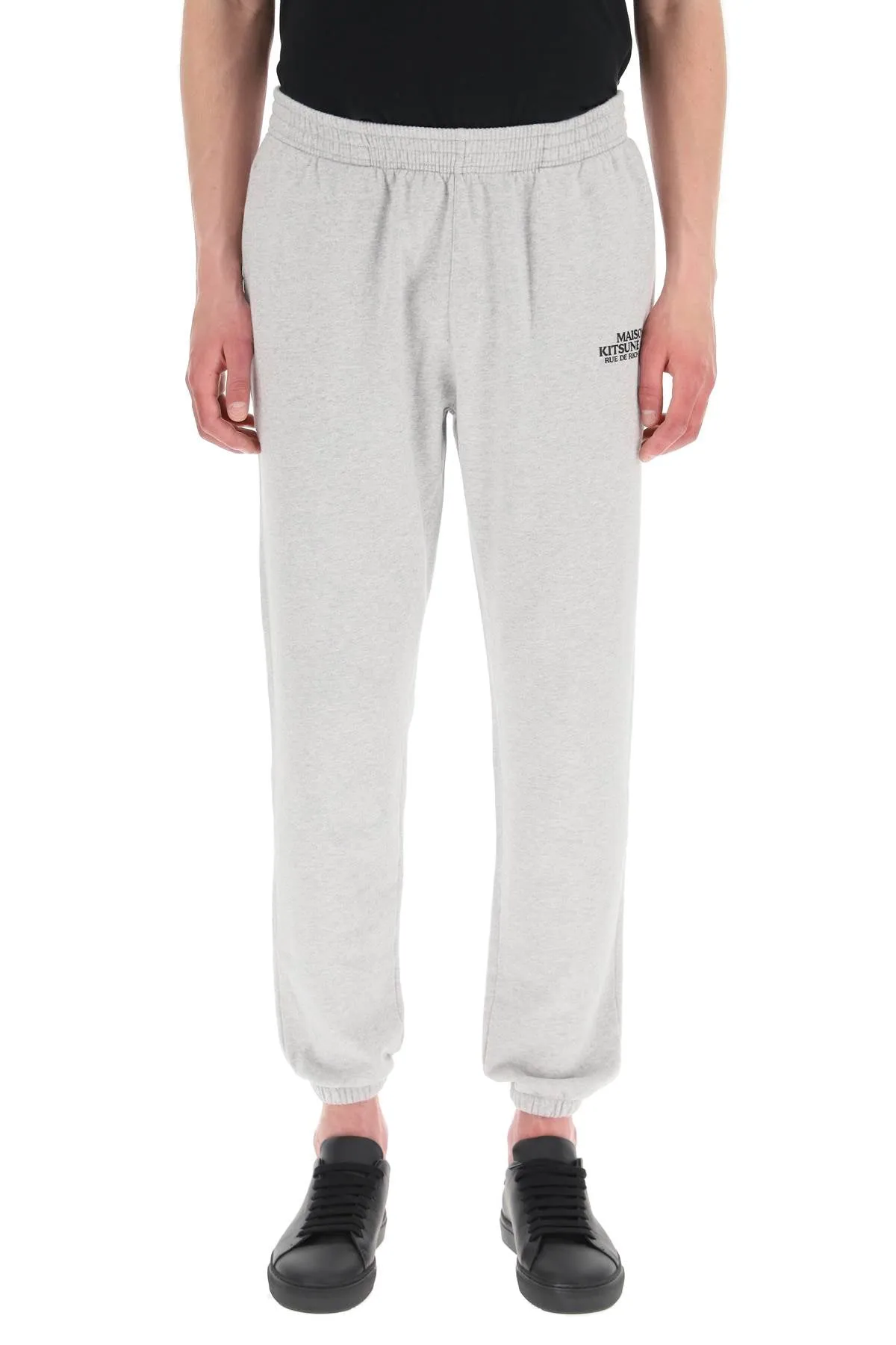 Maison Kitsun Logo Printed Jog Pants