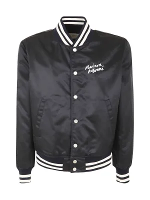 Maison Kitsun Satin Teddy Jacket
