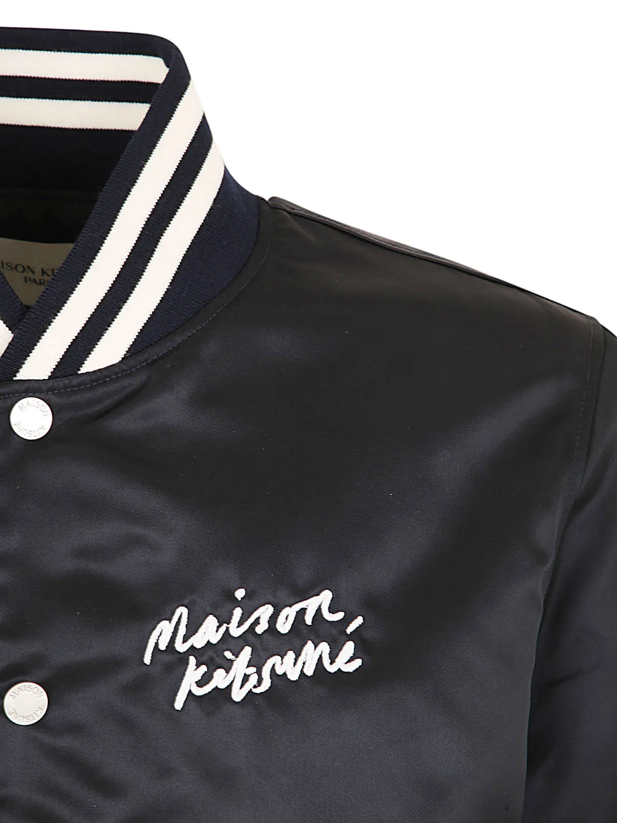 Maison Kitsun Satin Teddy Jacket