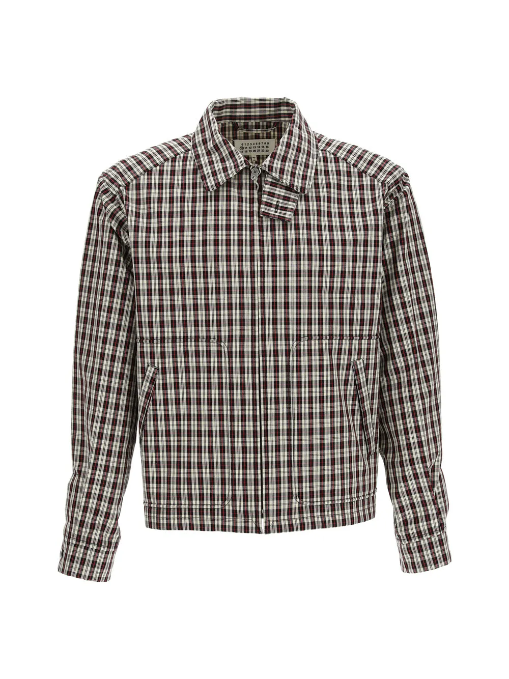 Maison Margiela Checked Zip-Up Jacket