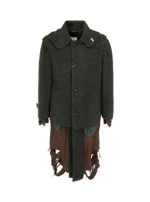 Maison Margiela Cut-Out Long-Sleeved Coat