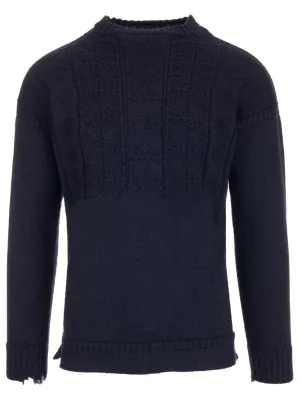 Maison Margiela Distressed Crewneck Sweater