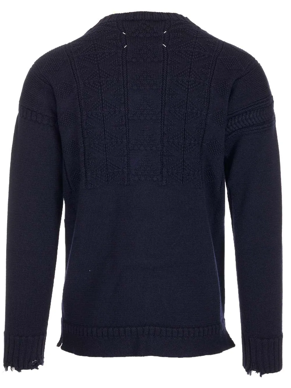 Maison Margiela Distressed Crewneck Sweater