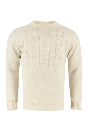 Maison Margiela Distressed Crewneck Sweater