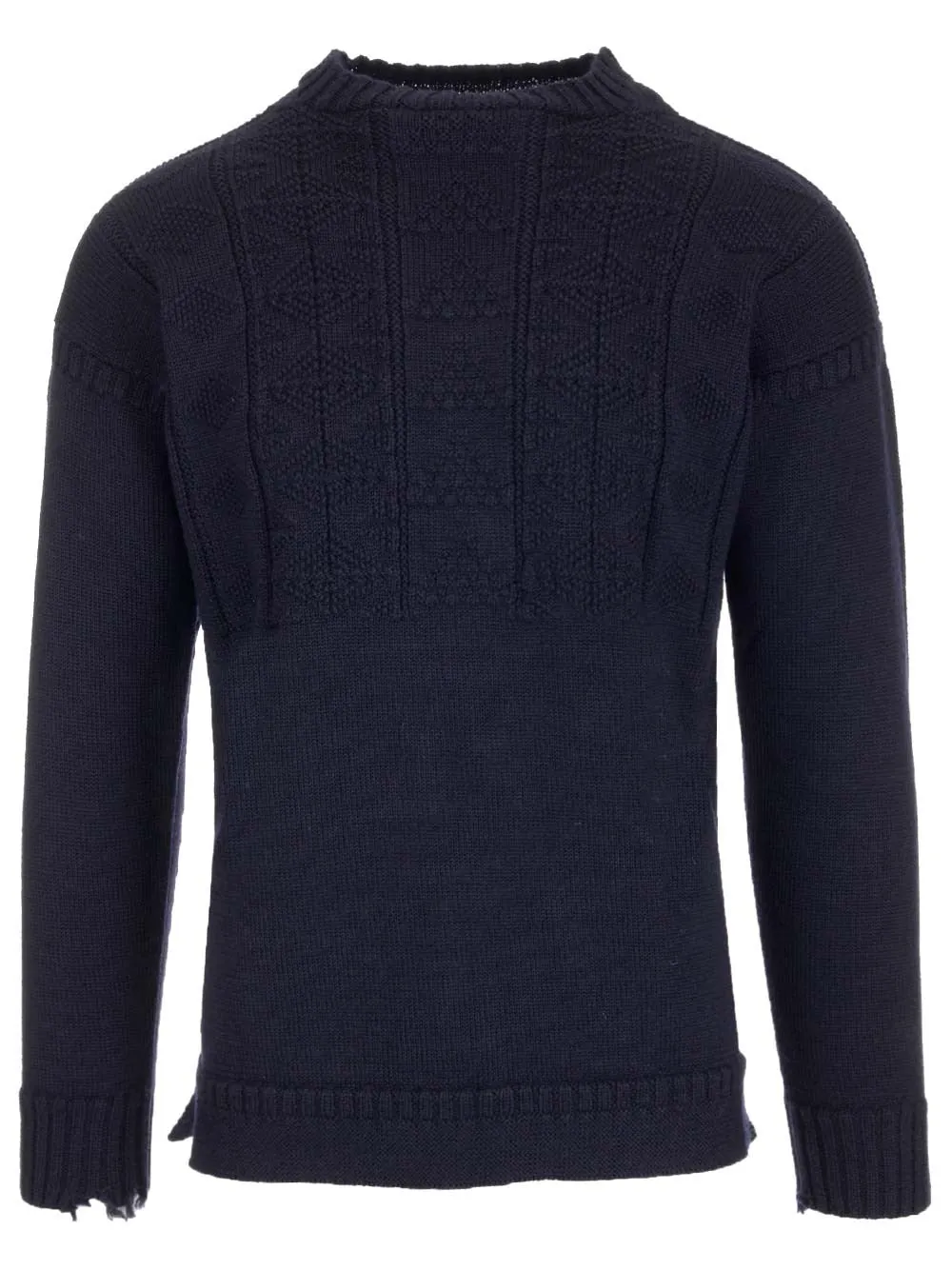 Maison Margiela Distressed Crewneck Sweater