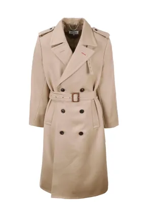 Maison Margiela Double Breasted Trench Coat