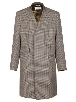 Maison Margiela Flap-Pocket Collarless Coat