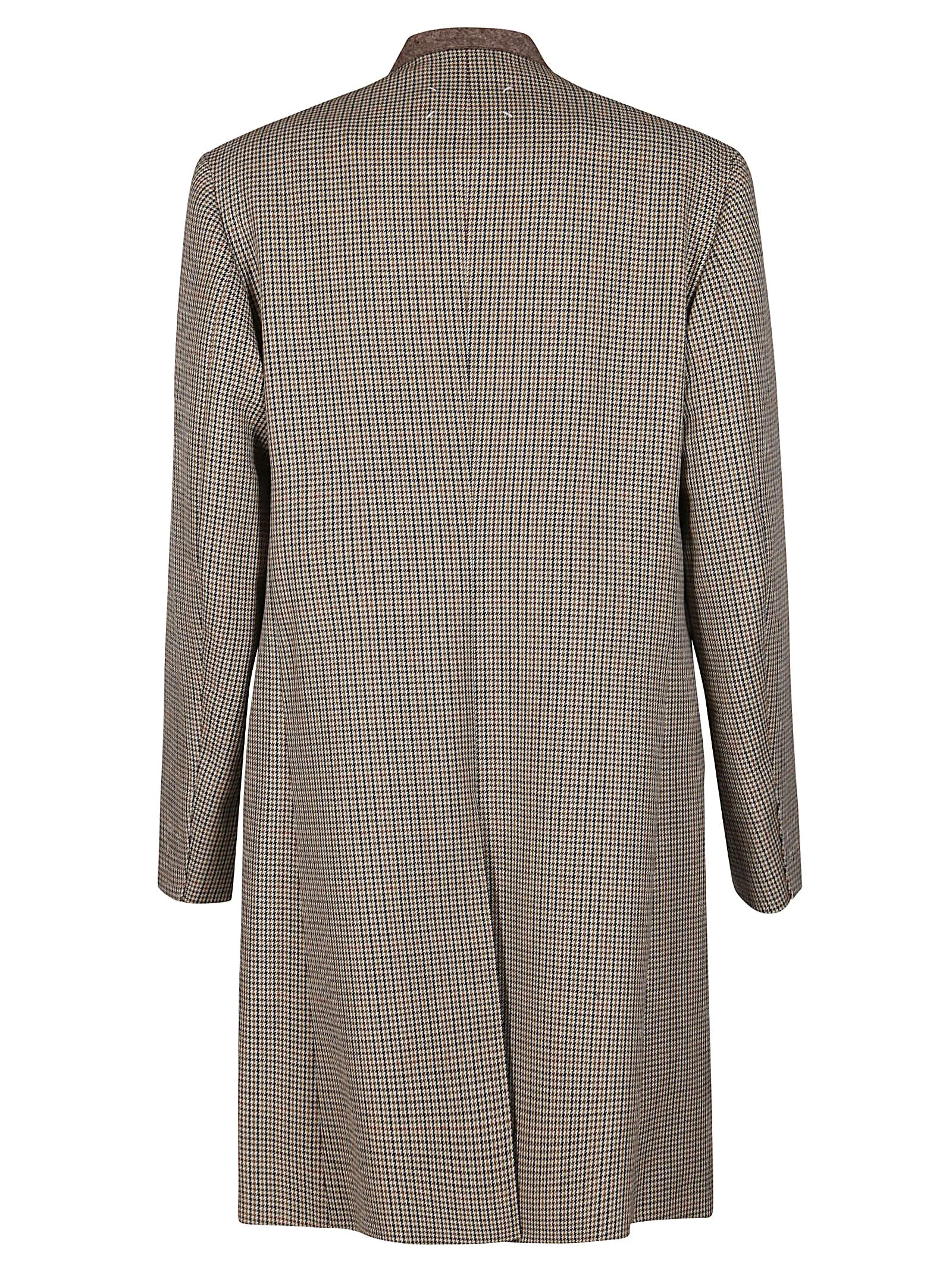 Maison Margiela Flap-Pocket Collarless Coat