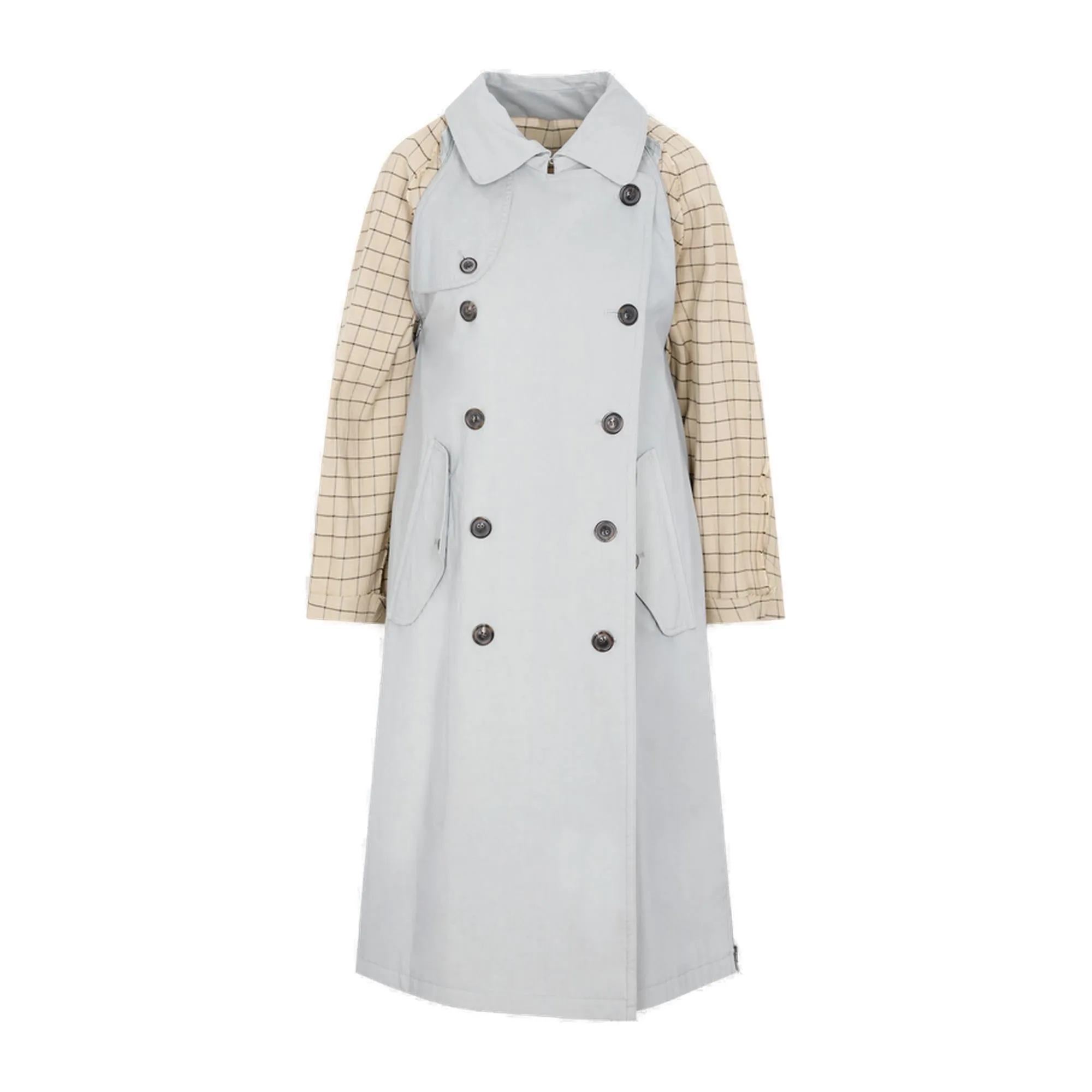 Maison Margiela Panel Double Breasted Trench Coat