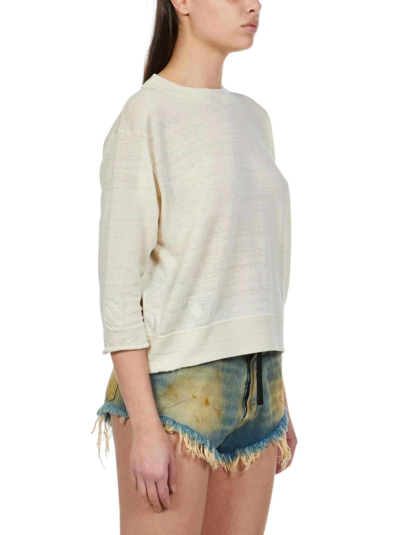 Maison Margiela Slub-Effect Crewneck Sweater