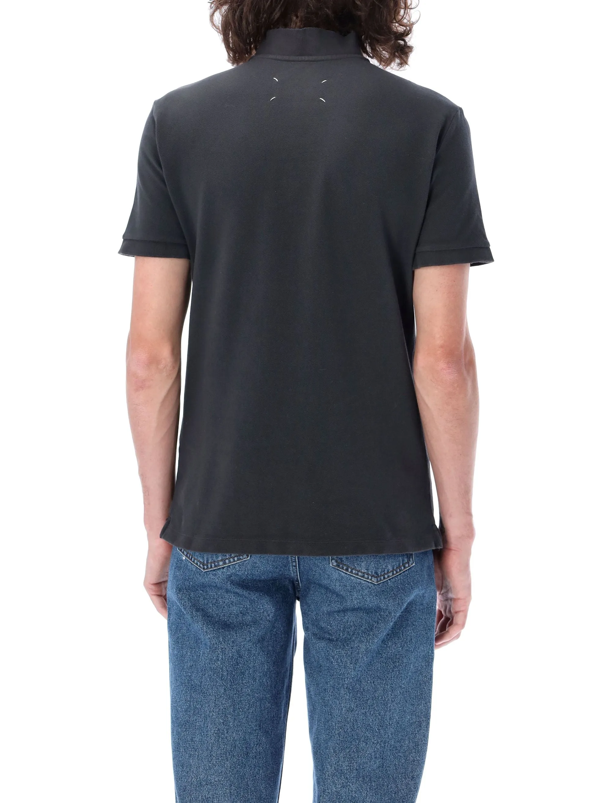 Maison Margiela Straight Hem Polo Shirt