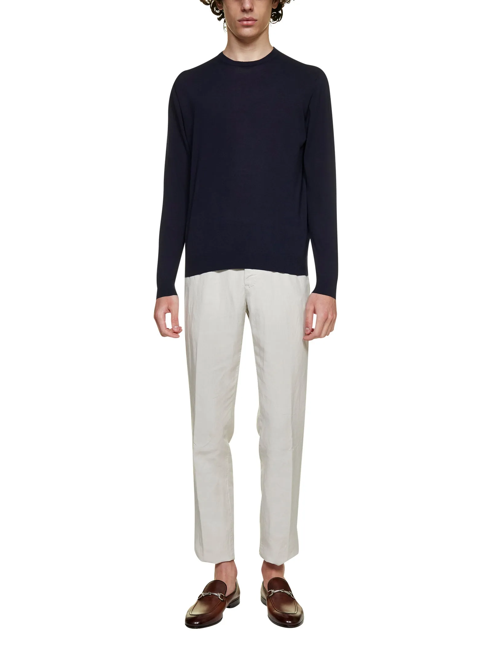 Malo Crewneck Knitted Jumper