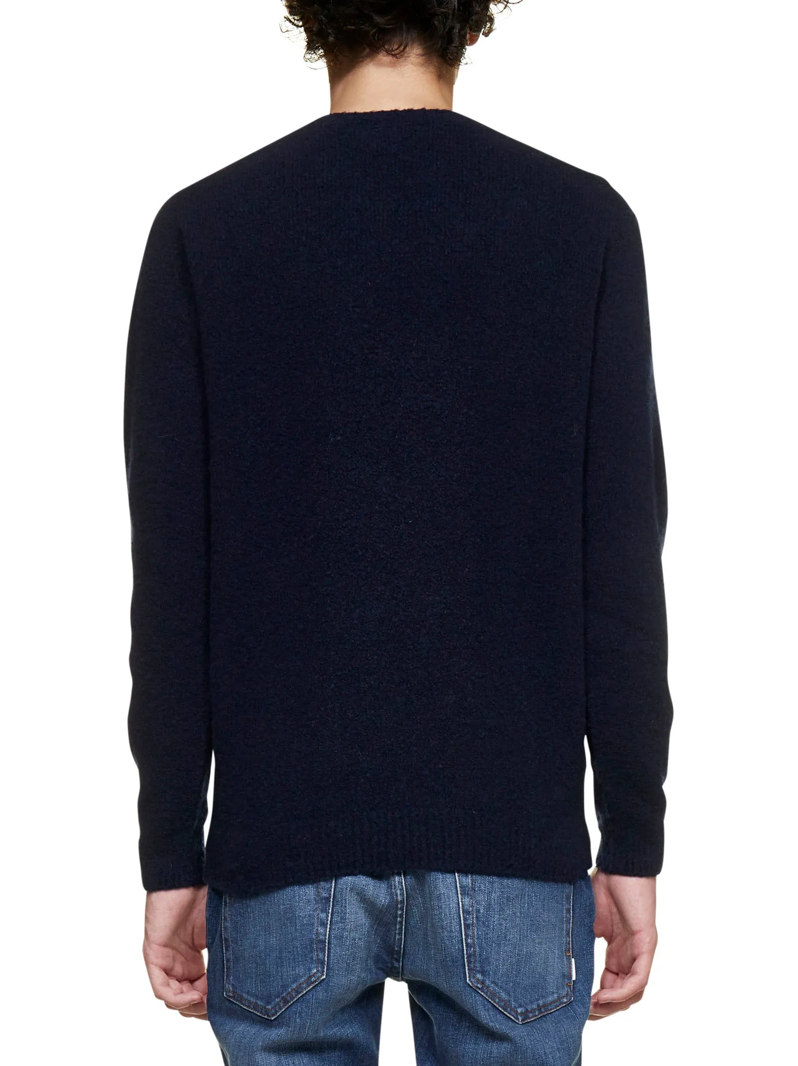 Malo Crewneck Knitted Long-Sleeved Jumper