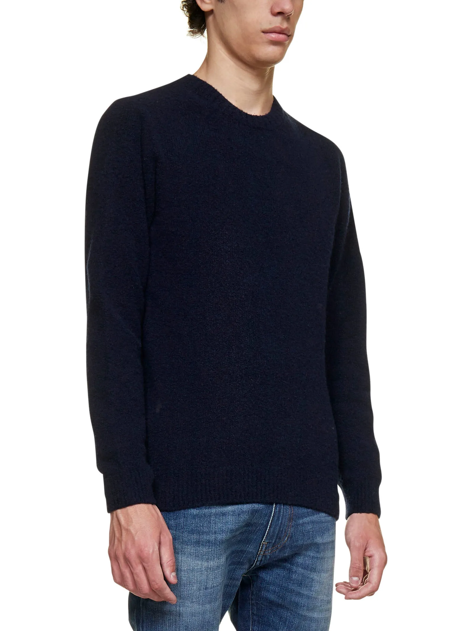 Malo Crewneck Knitted Long-Sleeved Jumper