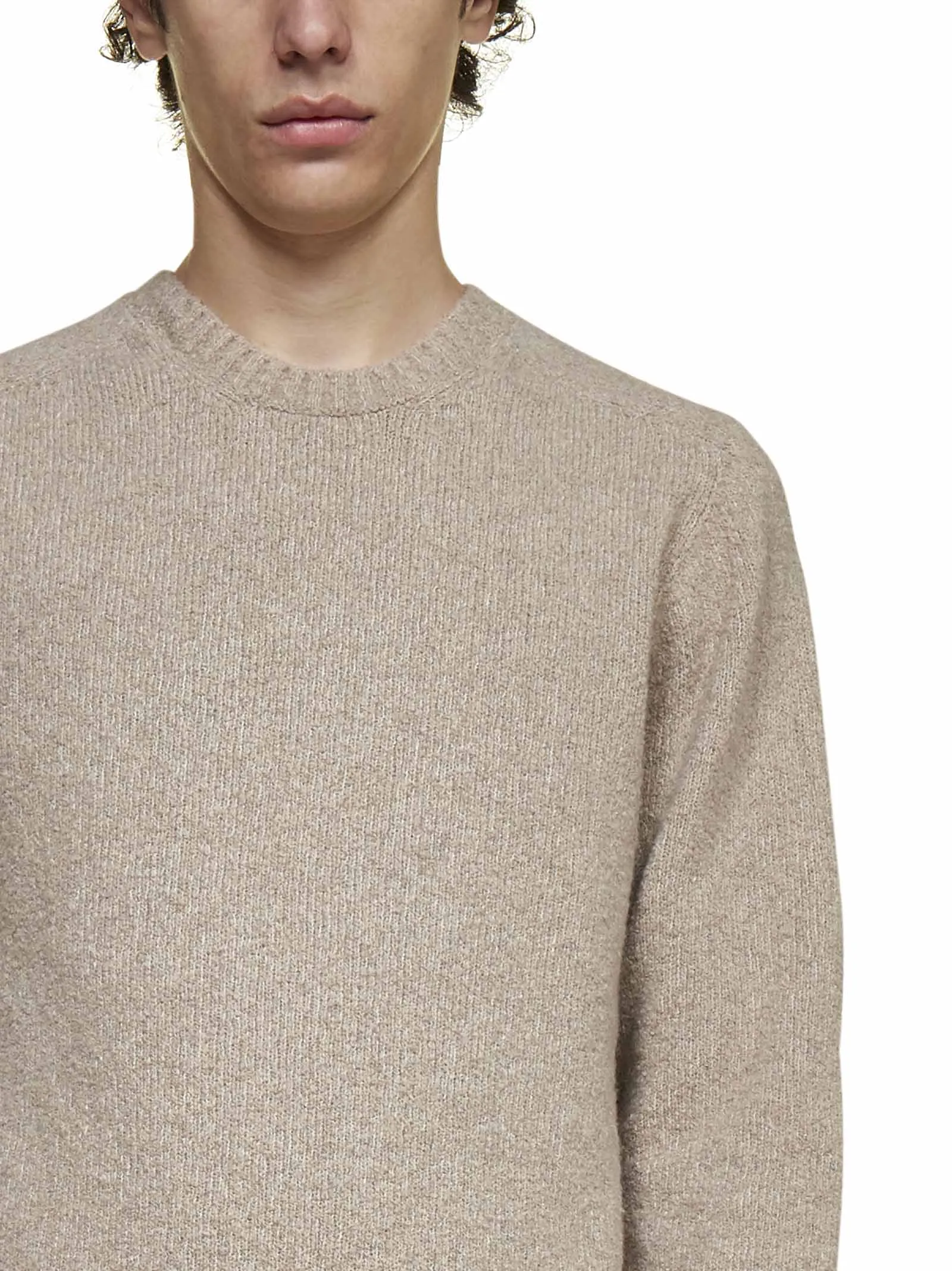 Malo Crewneck Knitted Long-Sleeved Jumper