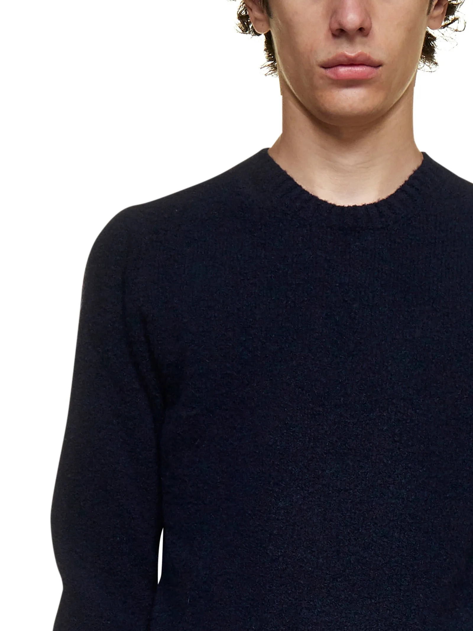 Malo Crewneck Knitted Long-Sleeved Jumper