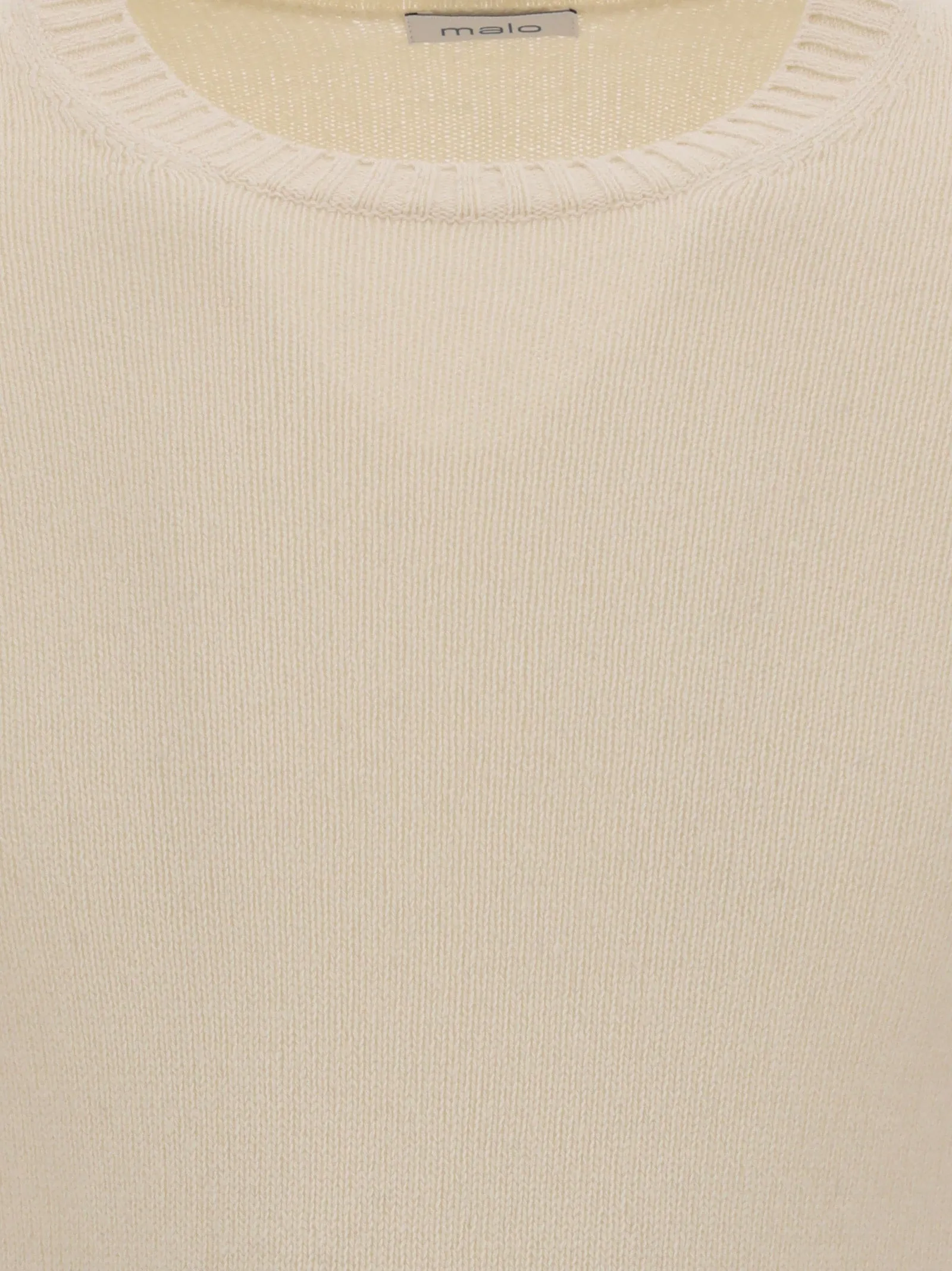 Malo Crewneck Ribbed Hem Knitted Jumper