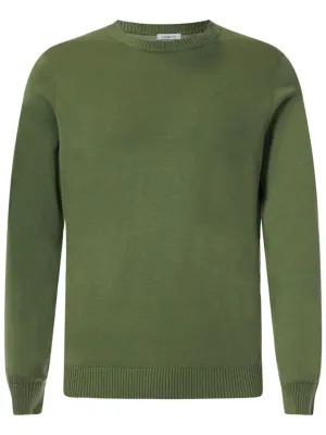 Malo Crewneck Straight Hem Knitted Jumper