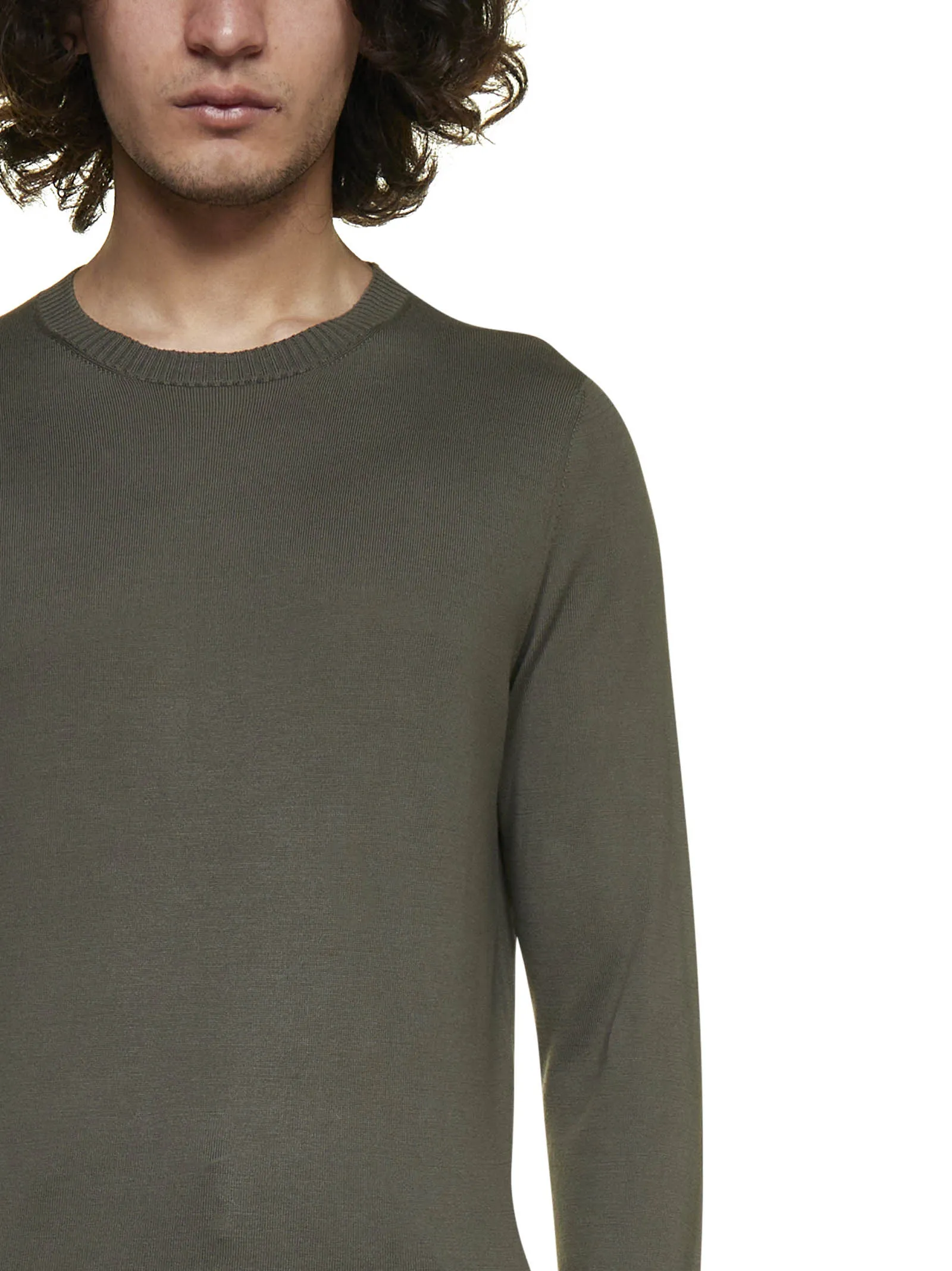 Malo Crewneck Straight Hem Knitted Jumper