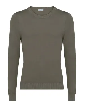 Malo Crewneck Straight Hem Knitted Jumper