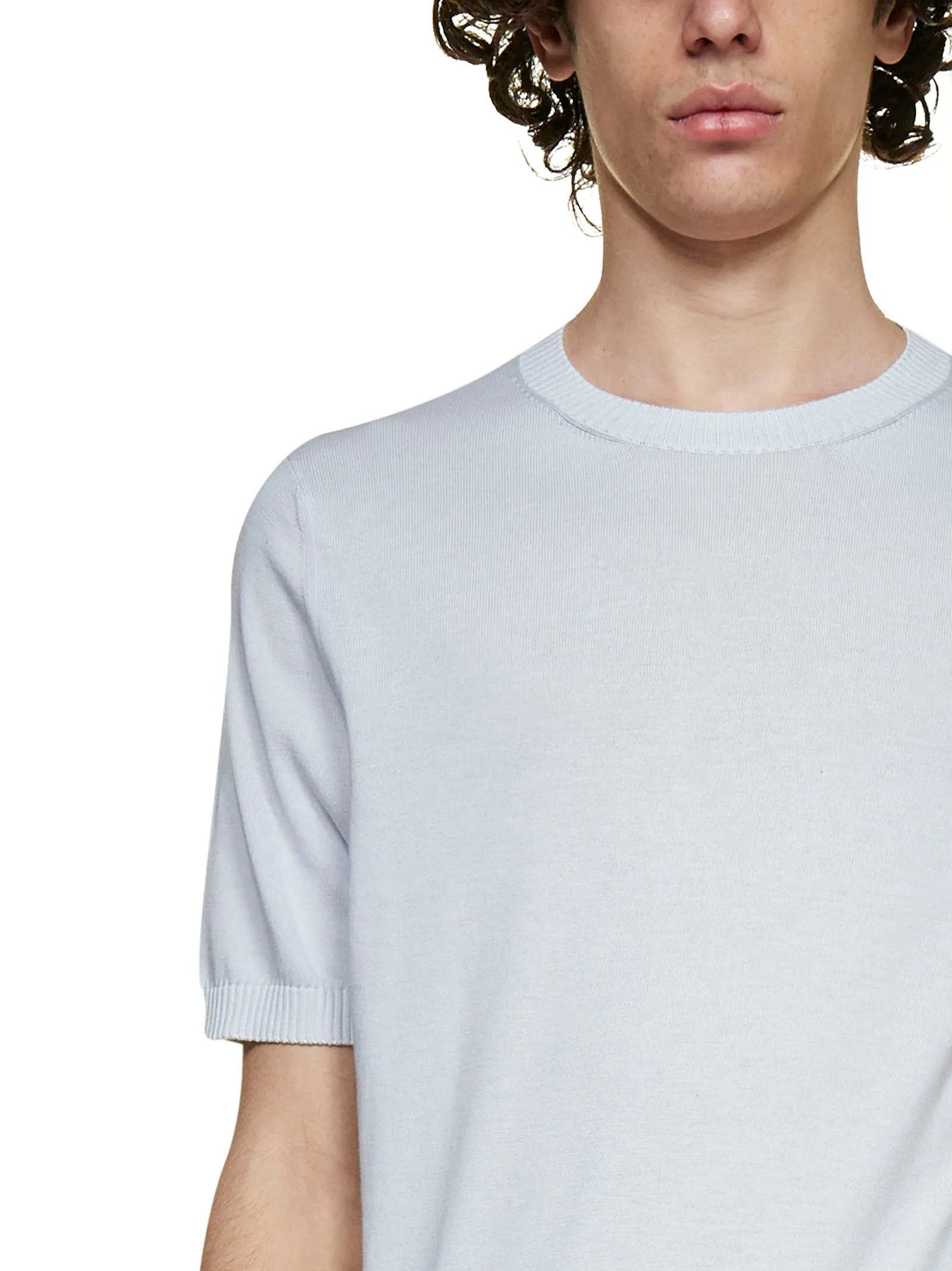 Malo Crewneck Straight Hem Knitted Jumper