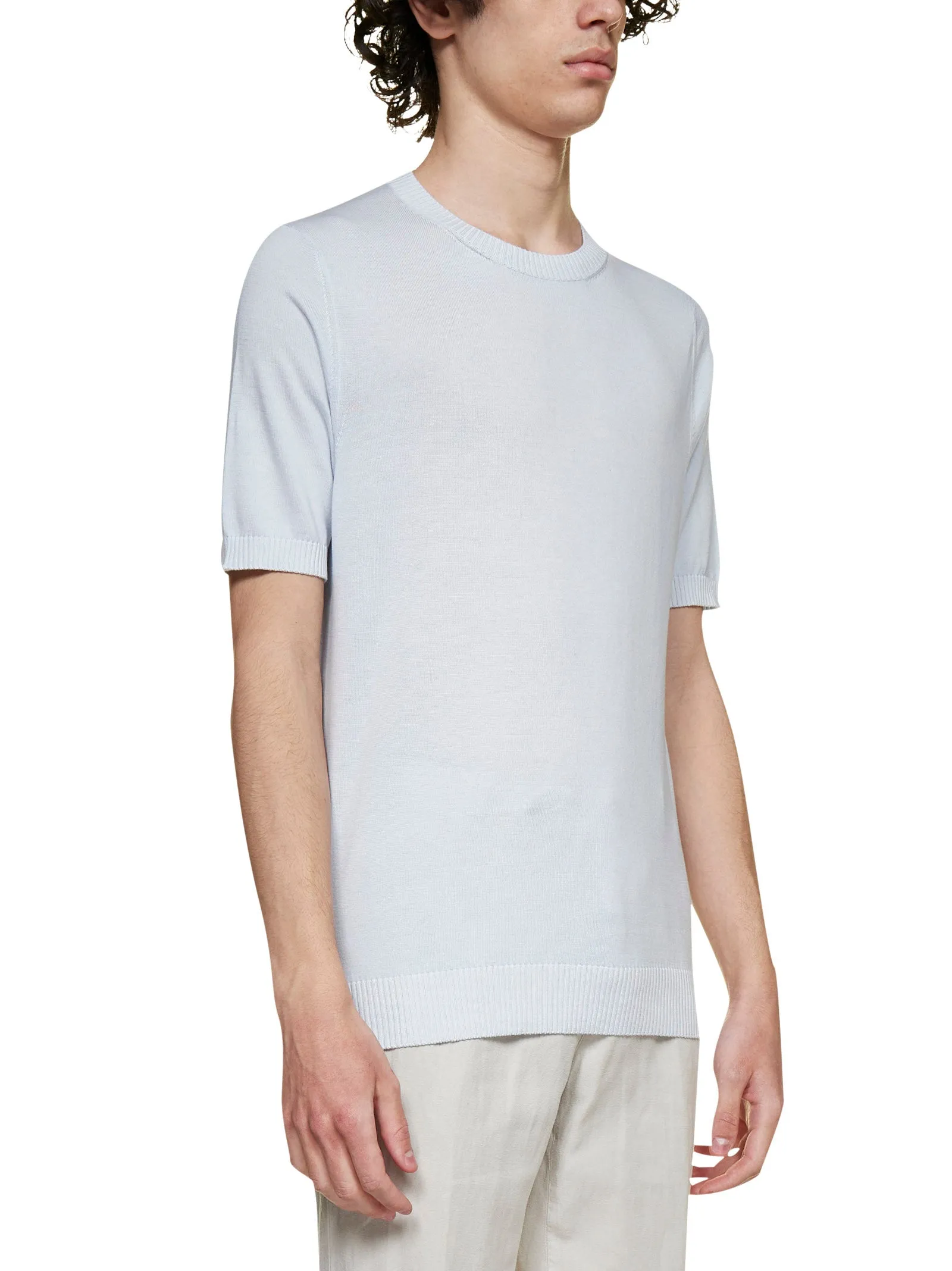 Malo Crewneck Straight Hem Knitted Jumper