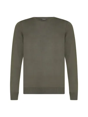 Malo Crewneck Straight Hem Knitted Jumper